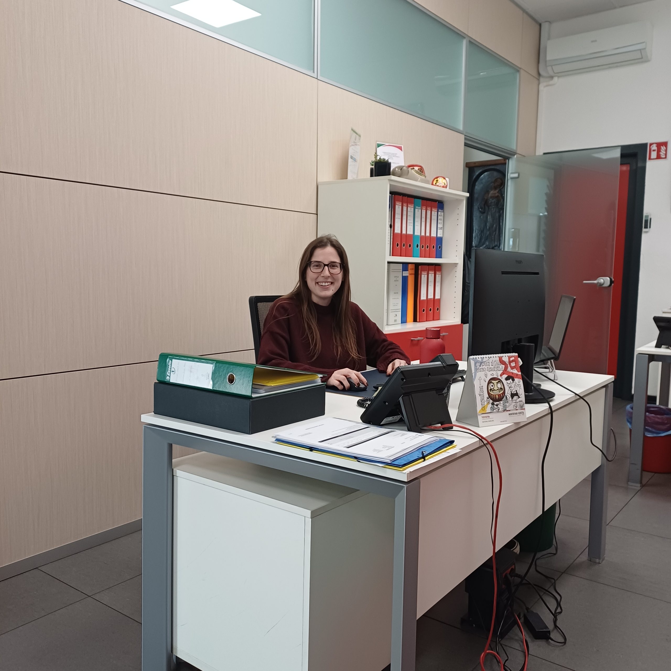 Anna Milani come parte dell'Ufficio Amministrativo